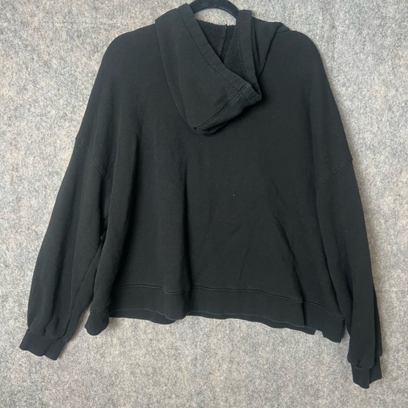 Madewell MWL Woman Size 3X Airyterry Hoodie‎ Sweatshirt in True Black - Picture 7 of 8